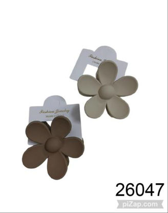 Imagen de BROCHE DE PELO FLOR COLOR PASTEL MATE 3.26 